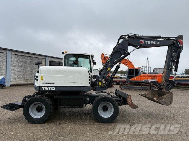 Terex TW 110, Schild, Pratzen, S.W.S, Knickausleger Excavadoras de ruedas