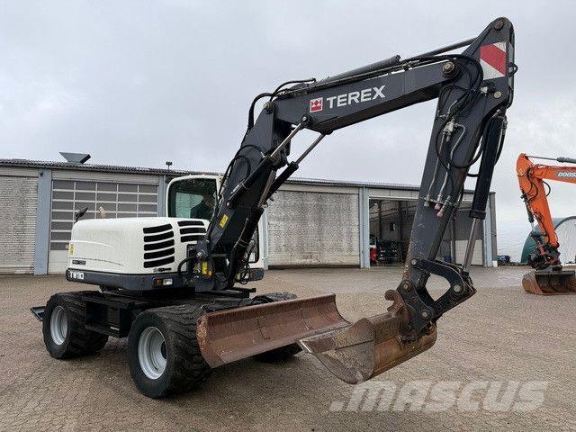 Terex TW 110, Schild, Pratzen, S.W.S, Knickausleger Excavadoras de ruedas