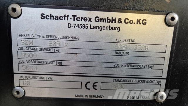 Terex TW 85, Schaeff 905M, 19.900€ netto Hjulgravere