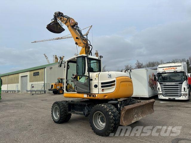 Terex TW110 VERSTELLAUSLEGER, SCHNELLWECHSLER. KLIMA Excavadoras de ruedas