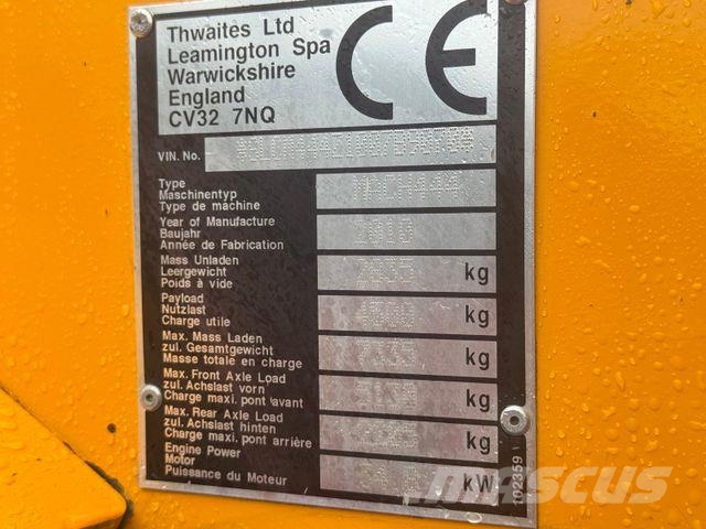 Thwaites 4,5to, MACH 444 mit Straßenzulassung Construction - Others