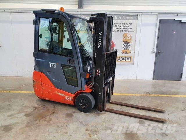 Toyota 8FBET15 / Batterie 07/2023 / HH: 4.3m! / 2.849h Електрически вилични кари-повдигачи