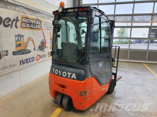 Toyota 8FBET15 / Batterie 07/2023 / HH: 4.3m! / 2.849h Електрически вилични кари-повдигачи