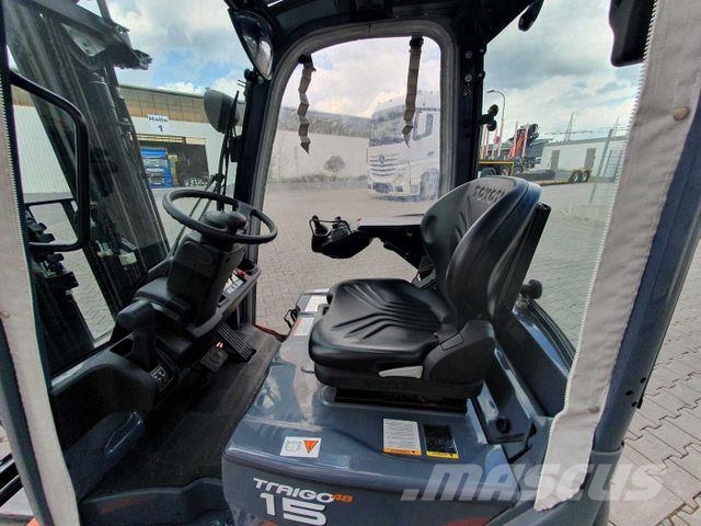 Toyota 8FBET15 / Triplex: 4.30m / nur 393h! / SS Електрически вилични кари-повдигачи