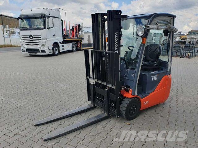 Toyota 8FBET15 / Triplex: 4.30m / nur 393h! / SS Електрически вилични кари-повдигачи