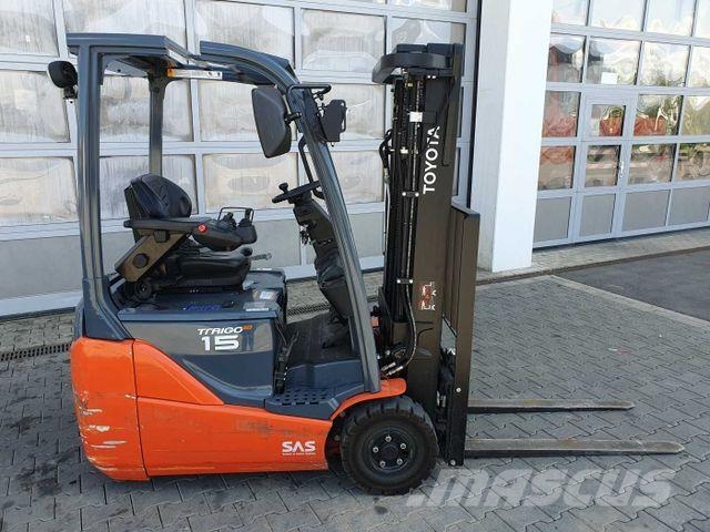 Toyota 8FBET15 / Triplex: 4.30m / nur 1.842h! / SS Електрически вилични кари-повдигачи