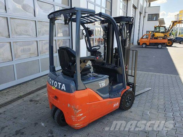 Toyota 8FBET15 / Triplex: 4.30m / nur 1.842h! / SS Електрически вилични кари-повдигачи