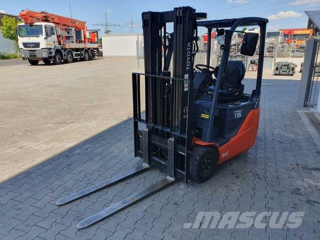 Toyota 8FBET15 / Triplex: 4.30m / nur 1.842h! / SS Електрически вилични кари-повдигачи