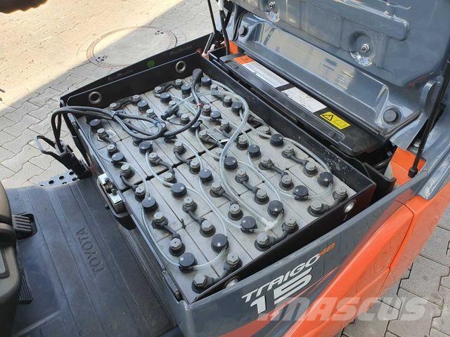 Toyota 8FBET15 / Triplex: 4.30m / nur 1.842h! / SS Електрически вилични кари-повдигачи