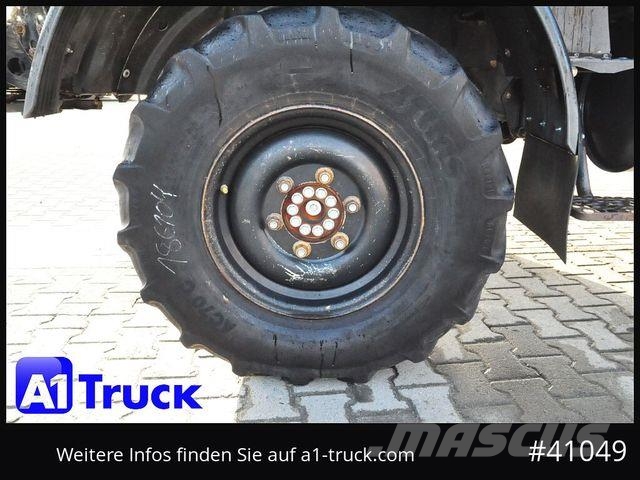 Unimog 437/25 U4000, 4x4, Pritsche, Doka, 6 Sitze Camion con sponde ribaltabili