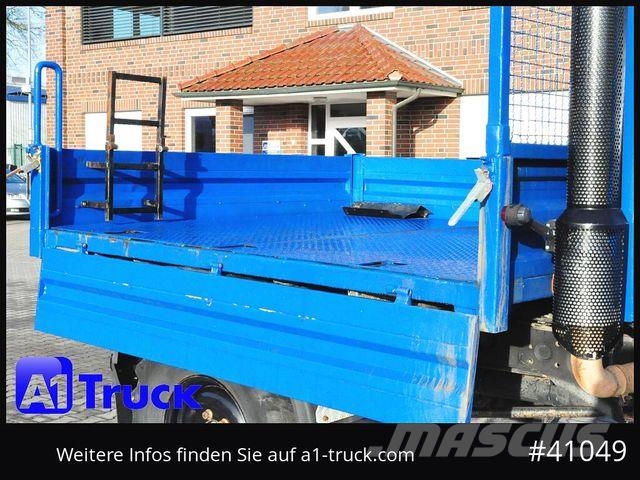 Unimog 437/25 U4000, 4x4, Pritsche, Doka, 6 Sitze Camion con sponde ribaltabili