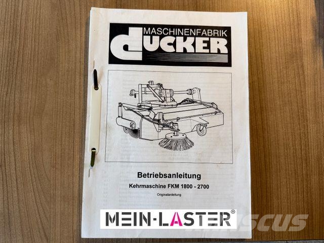 Unimog Dücker FKM 2400 Kehrmaschine mit 2´x Wassertank Otros tipos de vehículo de asistencia