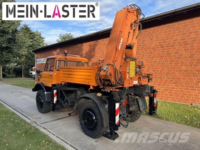 Unimog U 1100 Atlas AK 3006 nur 14.215 km-1. Hand Nosturiautot