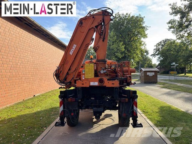 Unimog U 1100 Atlas AK 3006 nur 14.215 km-1. Hand 크레인 트럭