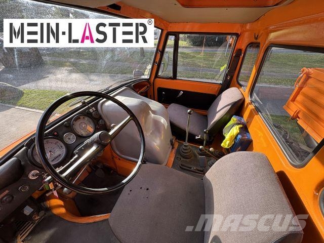 Unimog U 1100 Atlas AK 3006 nur 14.215 km-1. Hand 크레인 트럭