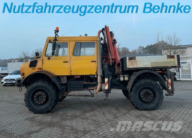 Unimog U 5000 Doka Pritsche/ PK 10.502 A/ AC/ AHK/ EU 3 Araç üzeri vinçler