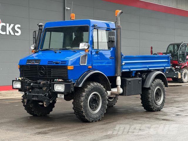 Unimog U1500 4x4 Kipper 2 Zapfwellen &amp; Hydraulik Camion ribaltabili