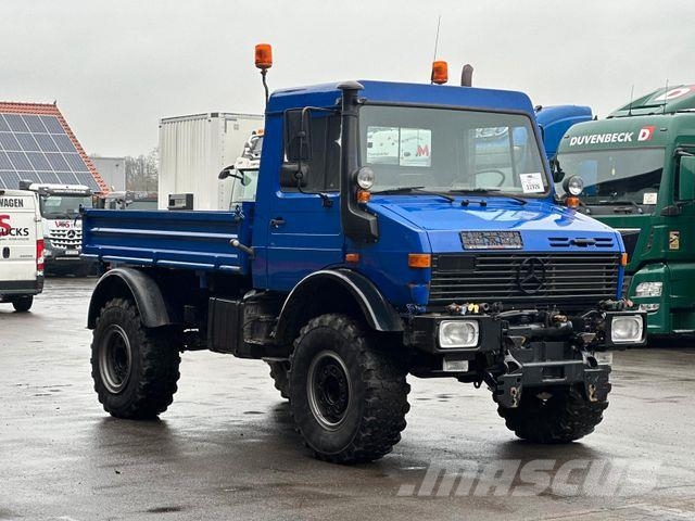 Unimog U1500 4x4 Kipper 2 Zapfwellen &amp; Hydraulik Camion ribaltabili