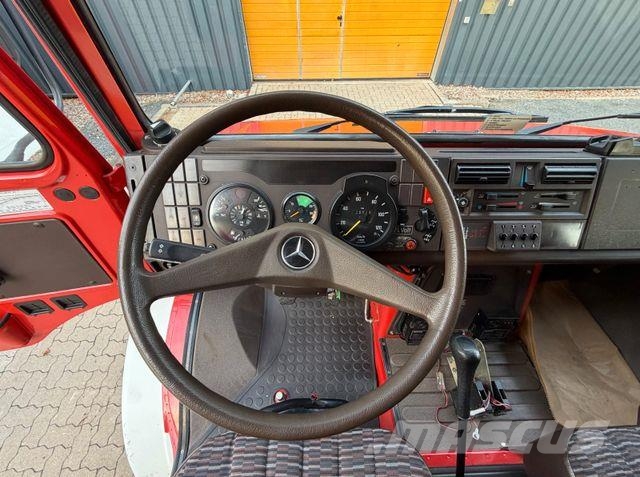Unimog U1550 - 4x4 - Pritche-Plane - Feuerwehr - 14 TKm Pritsche & Plane