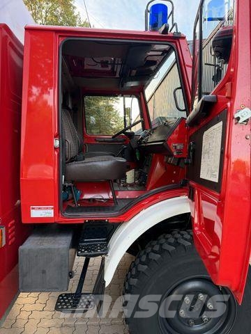 Unimog U1550 - 4x4 - Pritche-Plane - Feuerwehr - 14 TKm Pritsche & Plane