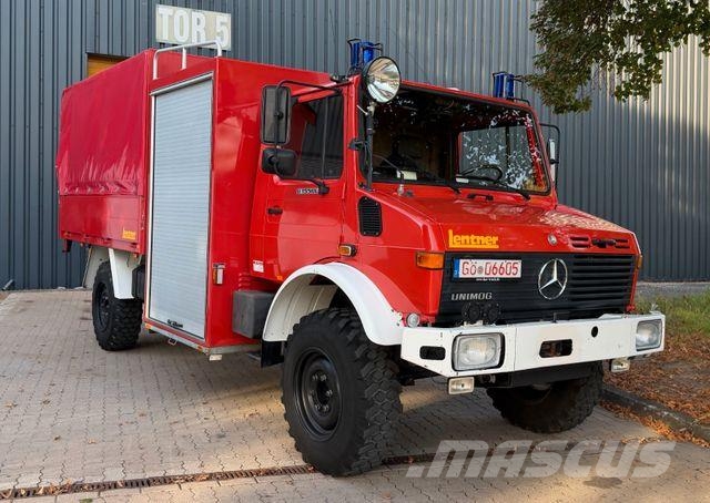 Unimog U1550 - 4x4 - Pritche-Plane - Feuerwehr - 14 TKm Pritsche & Plane