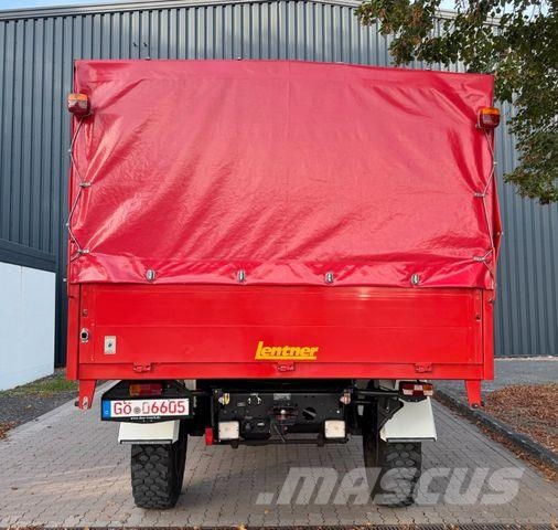 Unimog U1550 - 4x4 - Pritche-Plane - Feuerwehr - 14 TKm Pritsche & Plane