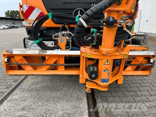 Unimog U20 / 4x4 / Kipper / Mulag Mähgerät Bañeras basculantes usadas