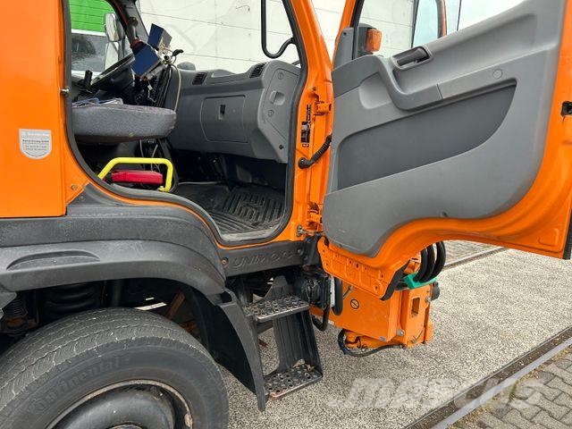 Unimog U20 / 4x4 / Kipper / Mulag Mähgerät Bañeras basculantes usadas