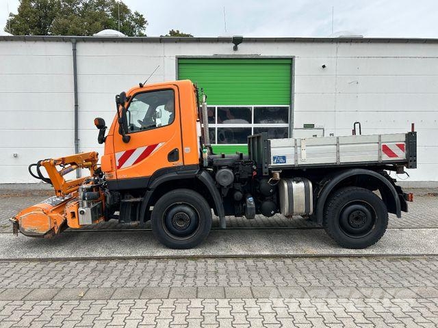 Unimog U20 / 4x4 / Kipper / Mulag Mähgerät Bañeras basculantes usadas