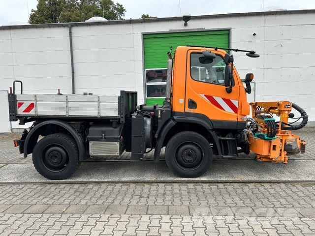 Unimog U20 / 4x4 / Kipper / Mulag Mähgerät Bañeras basculantes usadas