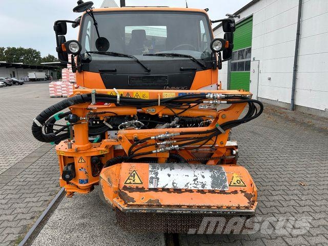 Unimog U20 / 4x4 / Kipper / Mulag Mähgerät Bañeras basculantes usadas