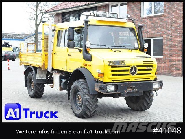 Unimog U4000, 437/25 4x4, Pritsche, Doka, Allrad 6 Sitz Camion con sponde ribaltabili