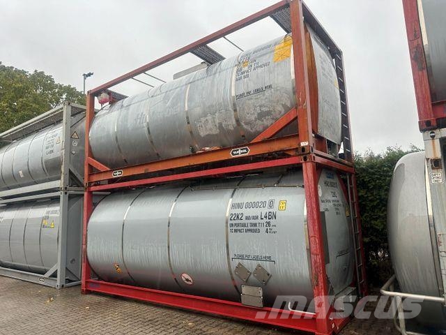 Van Hool 11X TANKCONTAINER L4BH EDELSTAHL GÜLTIGE ADR Полуремаркета цистерни