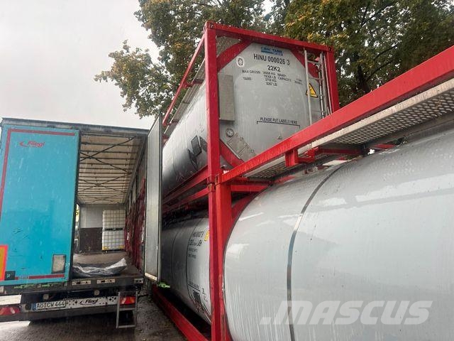 Van Hool 15X TANKCONTAINER L4BH EDELSTAHL GÜLTIGE ADR Polprikolice cisterne
