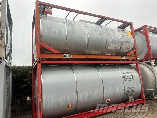 Van Hool 15X TANKCONTAINER L4BH EDELSTAHL GÜLTIGE ADR Polprikolice cisterne
