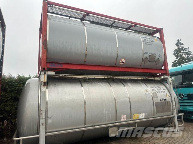 Van Hool 15X TANKCONTAINER L4BH EDELSTAHL GÜLTIGE ADR Polprikolice cisterne