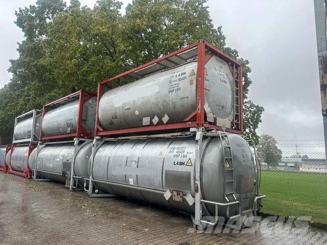 Van Hool 15X TANKCONTAINER L4BH EDELSTAHL GÜLTIGE ADR Polprikolice cisterne