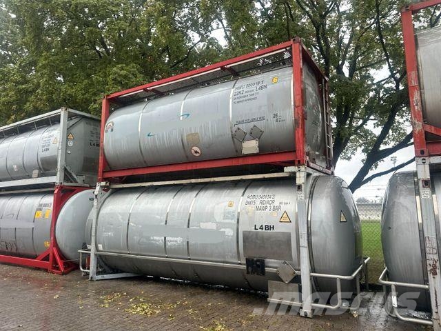 Van Hool 15X TANKCONTAINER L4BH EDELSTAHL GÜLTIGE ADR Polprikolice cisterne