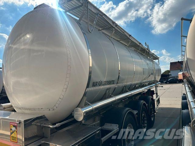 Van Hool 3D0020 LEBENSMI 31.000 L SCHWALLWÄNDE DRUCKTANK Tankauflieger
