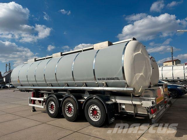 Van Hool 3D0020 LEBENSMI 31.000 L SCHWALLWÄNDE DRUCKTANK Tankauflieger