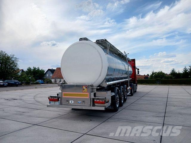 Van Hool 3D0020 LEBENSMI 31.000 L SCHWALLWÄNDE DRUCKTANK Tankauflieger