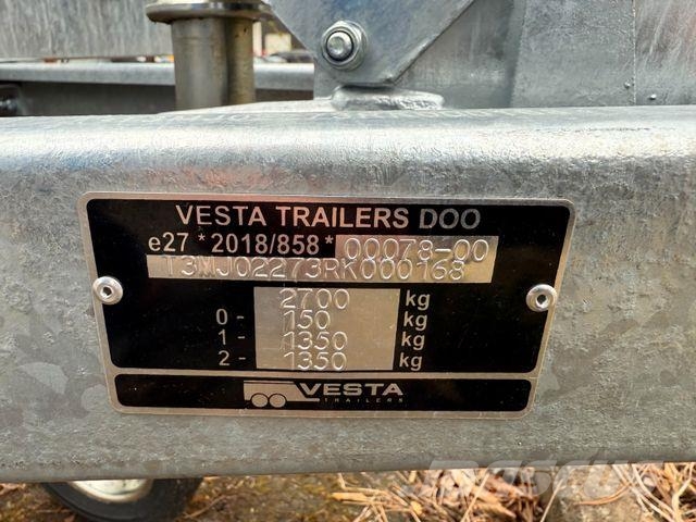 VESTA Trailers CARGO 4120-2,7-10C Nutzl. 2152 kg Kevyet peräkärryt