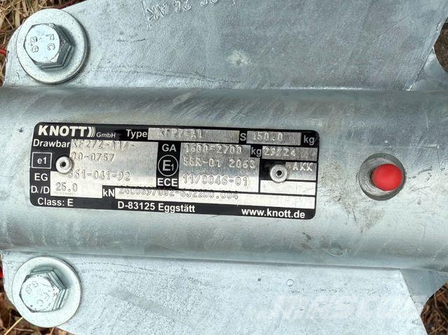 VESTA Trailers CARGO 4120-2,7-10C Nutzl. 2152 kg Kevyet peräkärryt