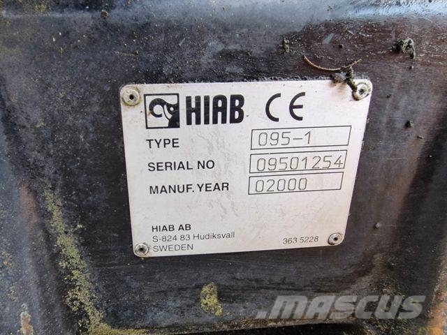 VM Trailers / Tri Axle crane Kran Hiab 095-1 Lavapuoliperävaunut