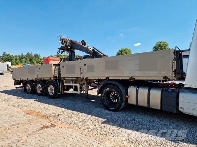 VM Trailers / Tri Axle crane Kran Hiab 095-1 Lavapuoliperävaunut