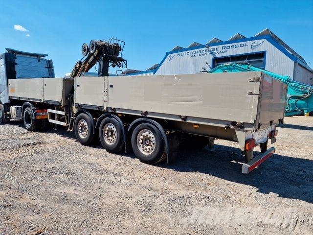 VM Trailers / Tri Axle crane Kran Hiab 095-1 Lavapuoliperävaunut