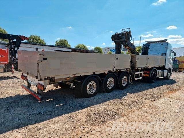 VM Trailers / Tri Axle crane Kran Hiab 095-1 Напівпричепи-платформи/бічне розвантаження