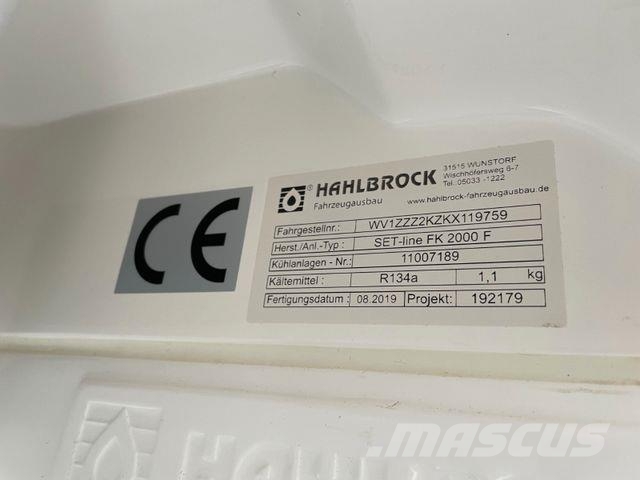 Volkswagen Caddy Frischdienst/ Hahlbrock/ 110kw/ AC/ AHK بدرجة حرارة قابلة للضبط