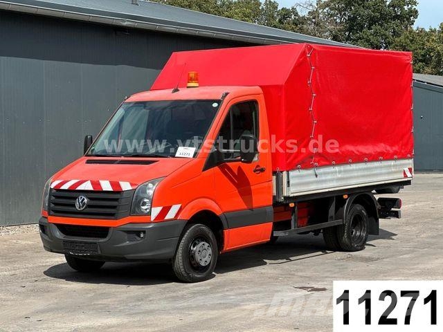 Volkswagen Crafter 4x2 Pritsche+Plane 5t. Camiones de caja de lona
