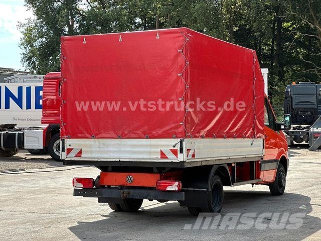 Volkswagen Crafter 4x2 Pritsche+Plane 5t. Camiones de caja de lona